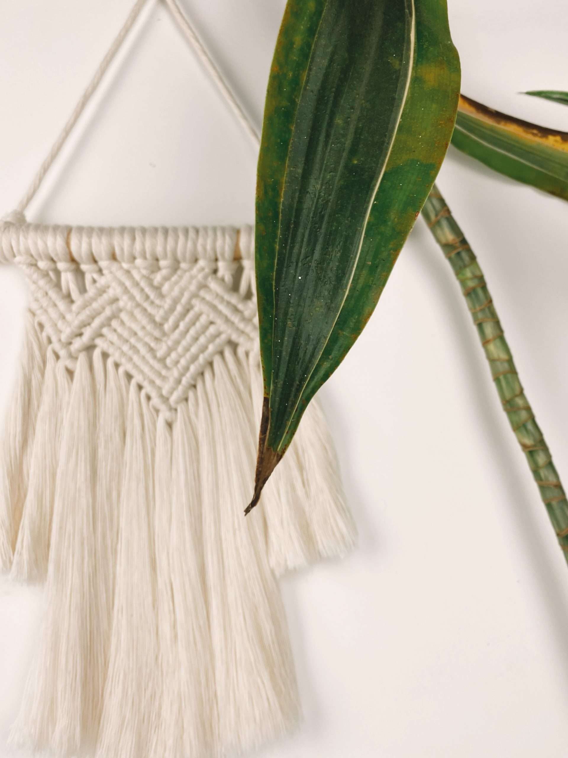 Peça macramé SUNshine