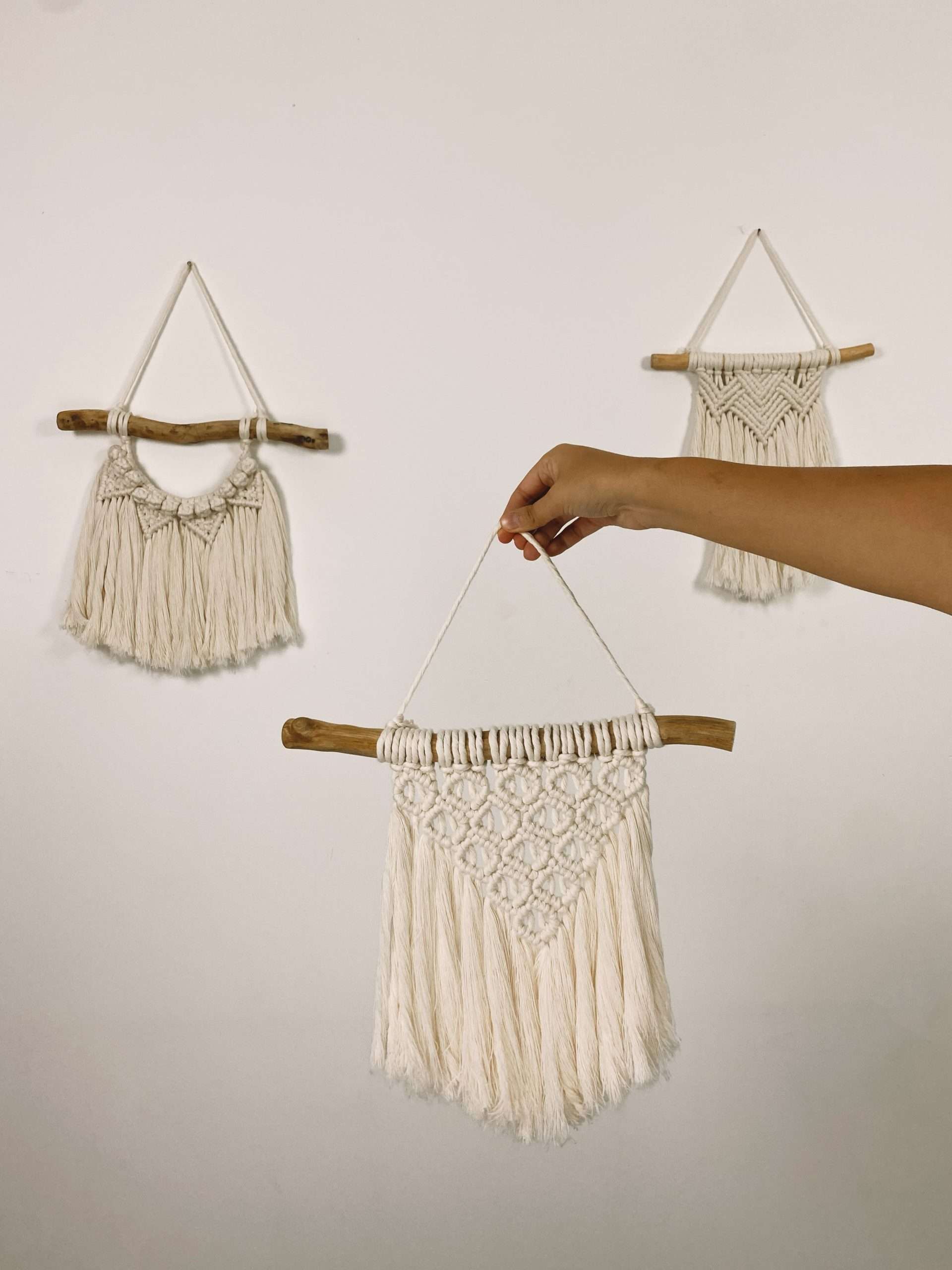 Coleção de Wall Hangers em macramé SUN